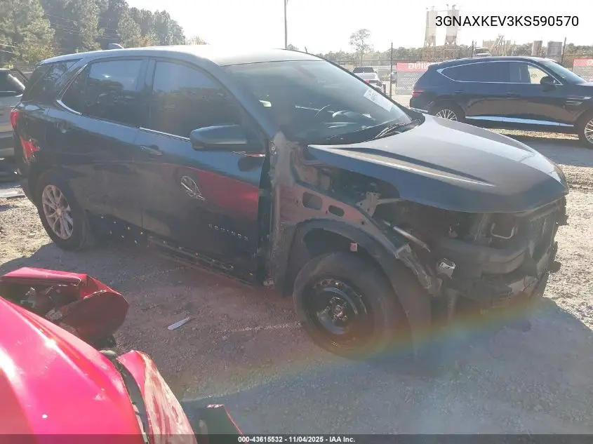 3GNAXKEV3KS590570 2019 Chevrolet Equinox Lt