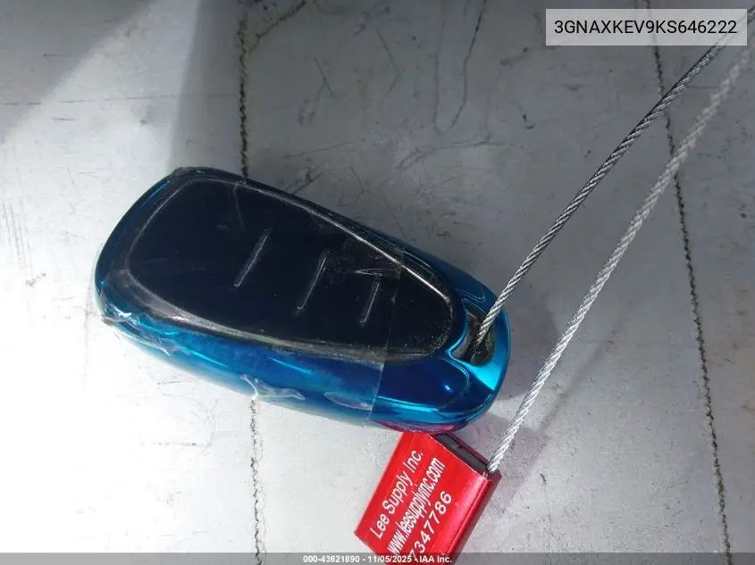3GNAXKEV9KS646222 2019 Chevrolet Equinox Lt