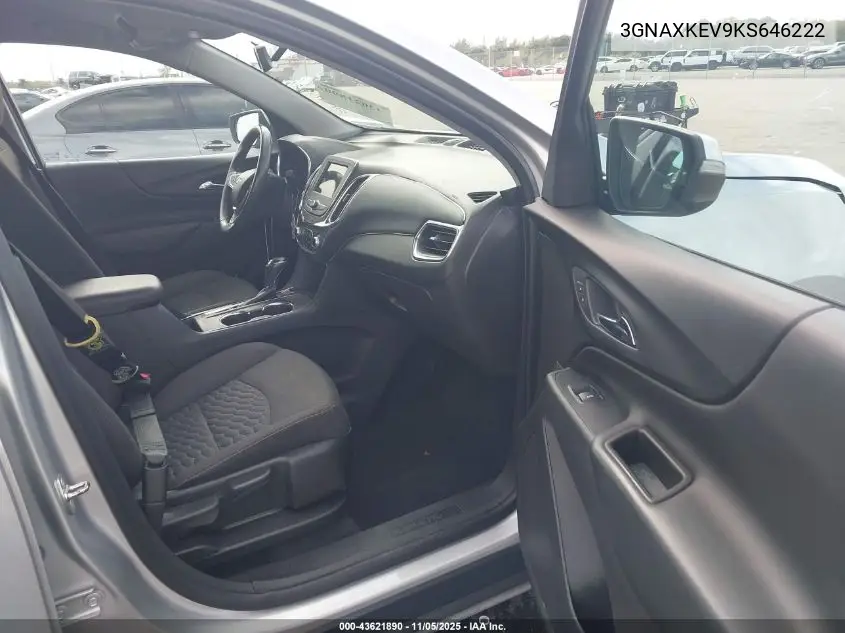 3GNAXKEV9KS646222 2019 Chevrolet Equinox Lt