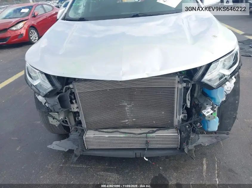 3GNAXKEV9KS646222 2019 Chevrolet Equinox Lt