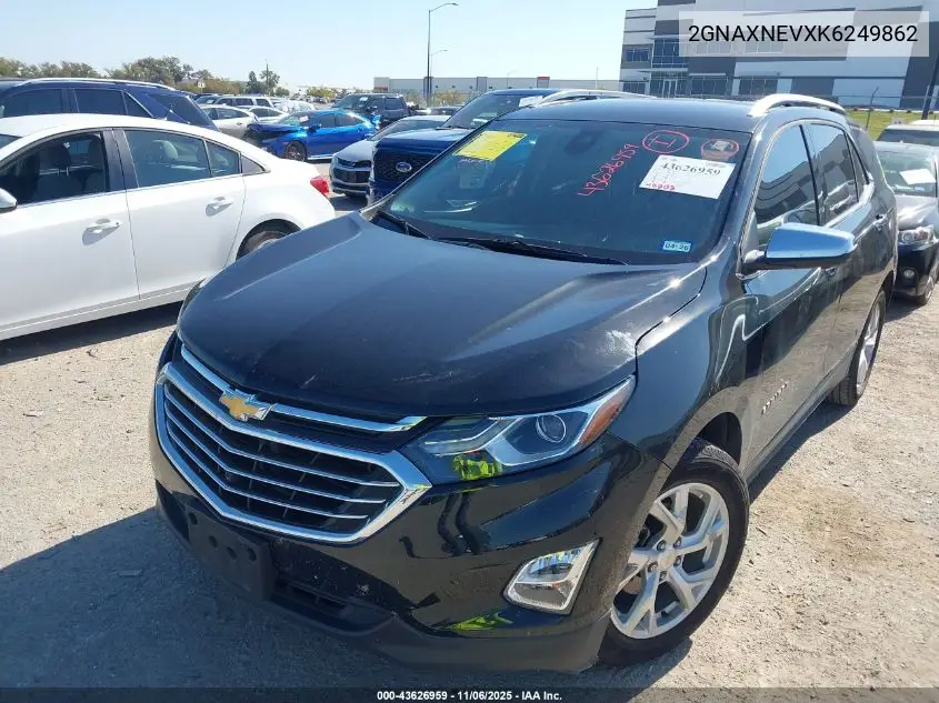 2GNAXNEVXK6249862 2019 Chevrolet Equinox Premier