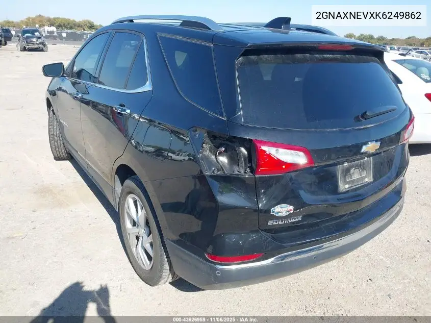 2GNAXNEVXK6249862 2019 Chevrolet Equinox Premier
