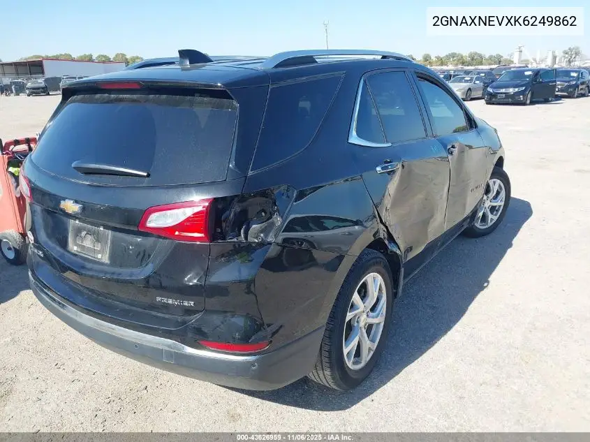 2GNAXNEVXK6249862 2019 Chevrolet Equinox Premier