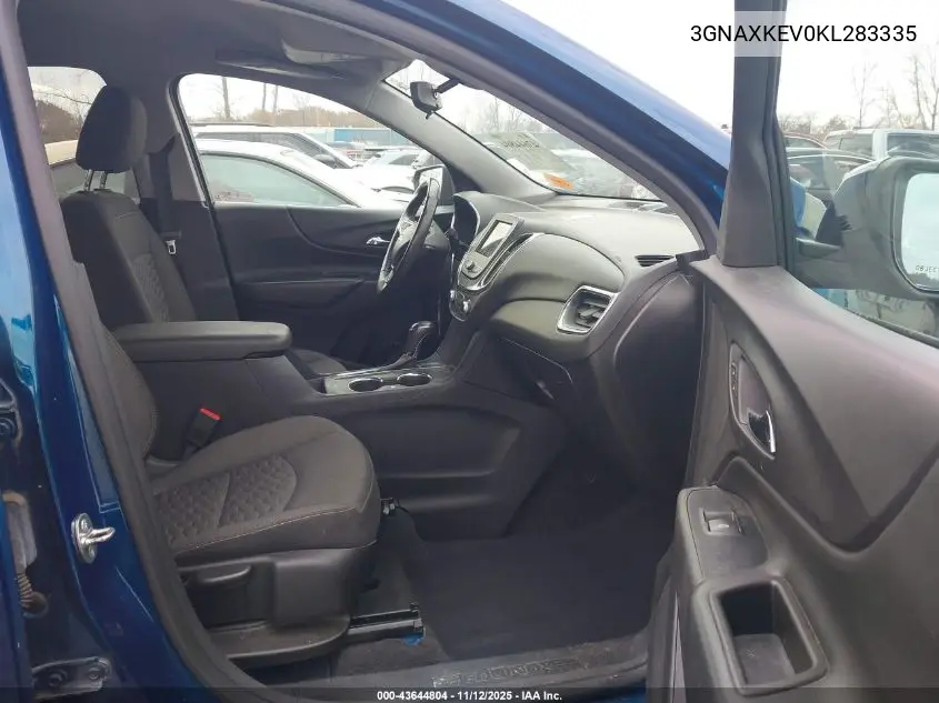 3GNAXKEV0KL283335 2019 Chevrolet Equinox Lt