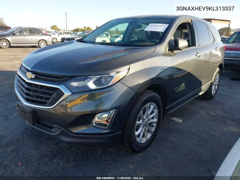 3GNAXHEV9KL313337 2019 Chevrolet Equinox Ls