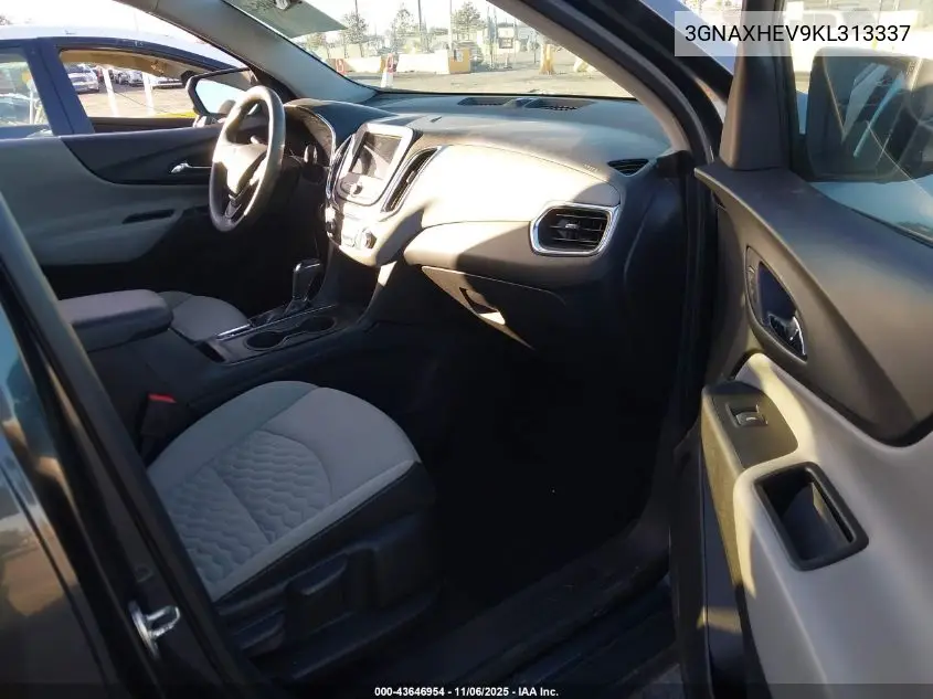 3GNAXHEV9KL313337 2019 Chevrolet Equinox Ls