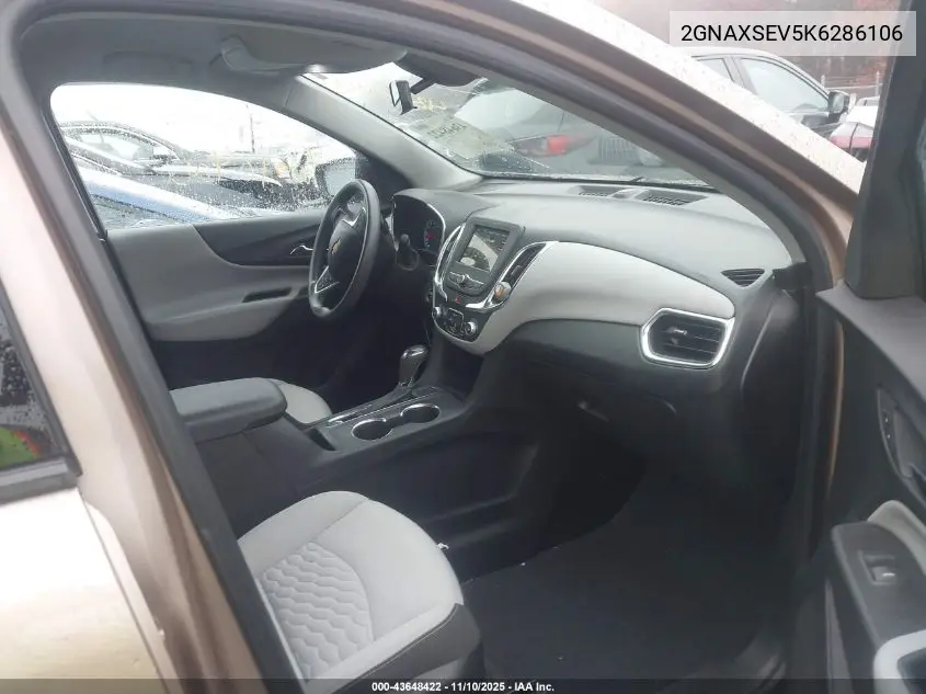 2GNAXSEV5K6286106 2019 Chevrolet Equinox Ls