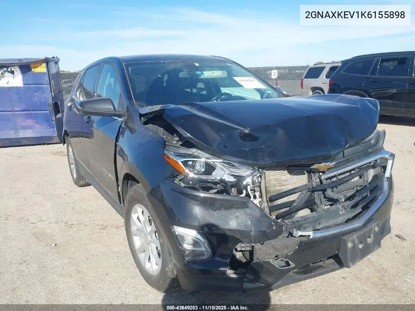 2GNAXKEV1K6155898 2019 Chevrolet Equinox Lt