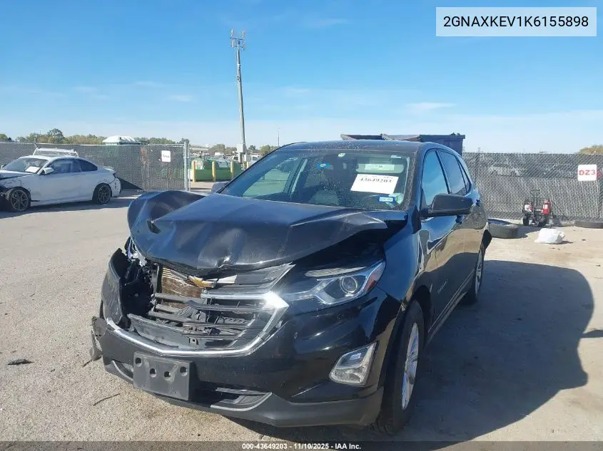 2GNAXKEV1K6155898 2019 Chevrolet Equinox Lt
