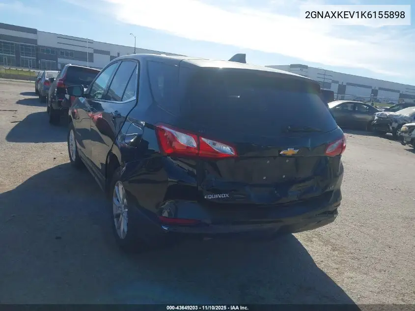 2GNAXKEV1K6155898 2019 Chevrolet Equinox Lt