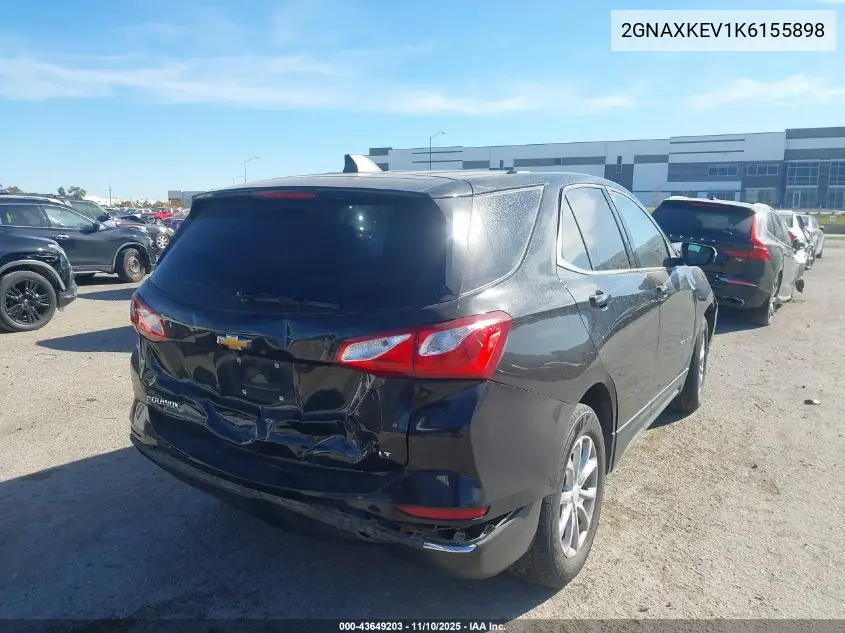 2GNAXKEV1K6155898 2019 Chevrolet Equinox Lt
