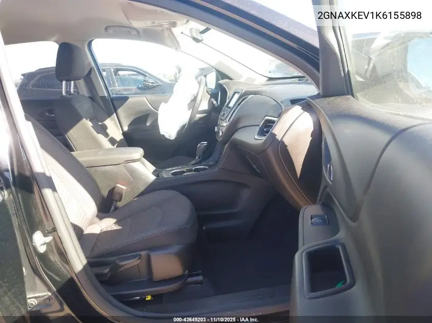 2GNAXKEV1K6155898 2019 Chevrolet Equinox Lt