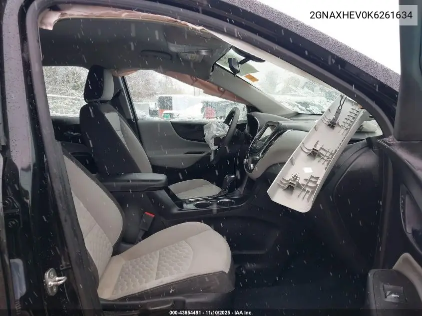 2GNAXHEV0K6261634 2019 Chevrolet Equinox Ls