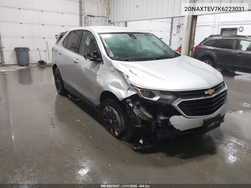 2GNAXTEV7K6223031 2019 Chevrolet Equinox Lt