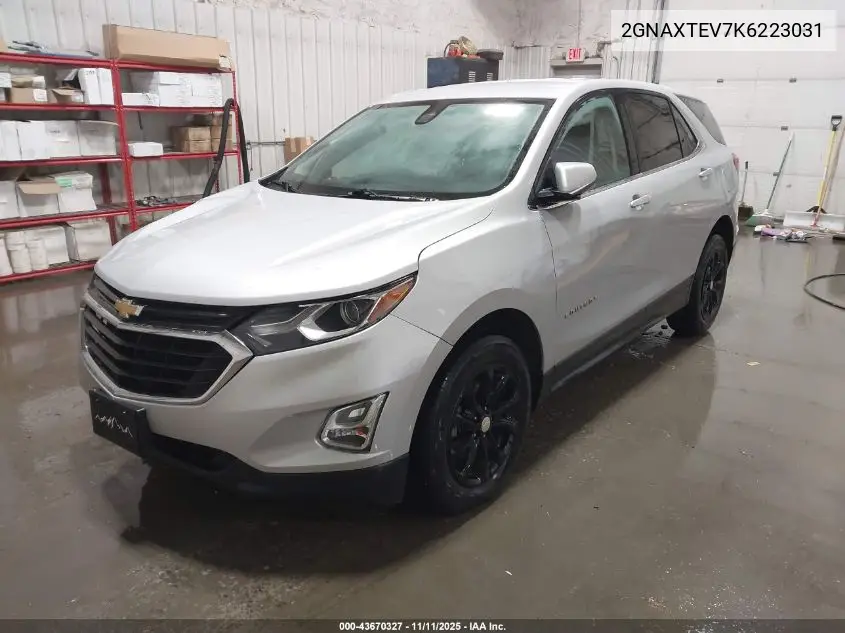 2GNAXTEV7K6223031 2019 Chevrolet Equinox Lt