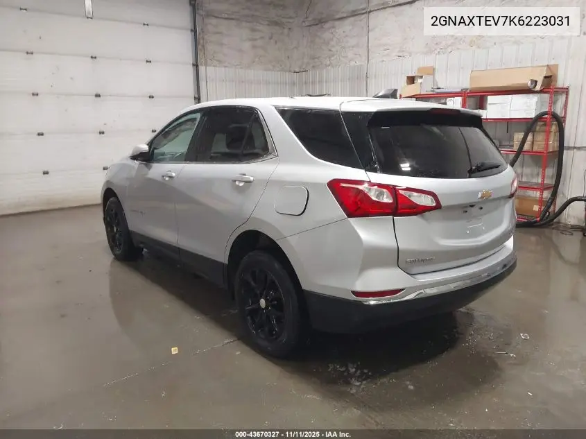 2GNAXTEV7K6223031 2019 Chevrolet Equinox Lt