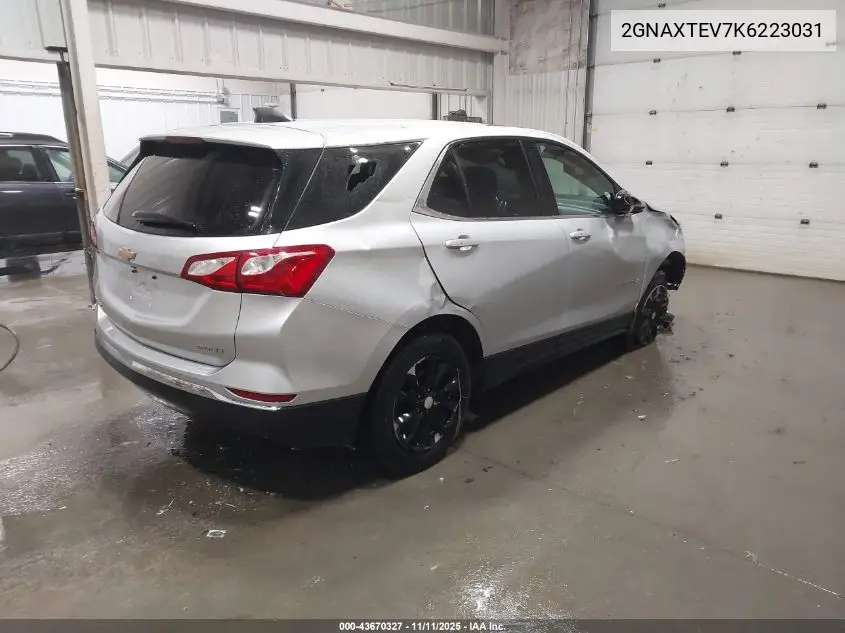 2GNAXTEV7K6223031 2019 Chevrolet Equinox Lt