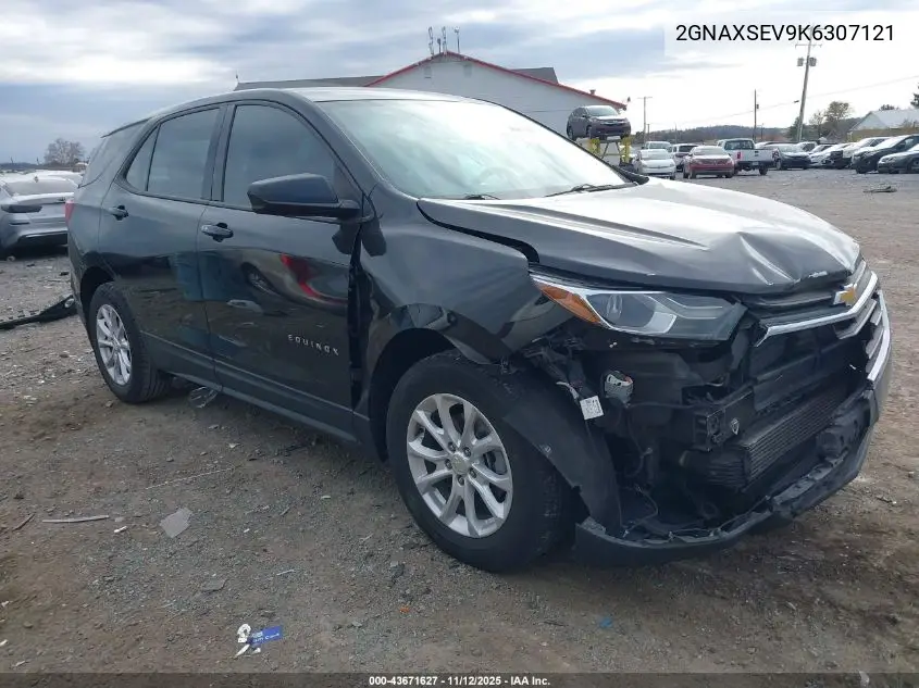 2GNAXSEV9K6307121 2019 Chevrolet Equinox Ls