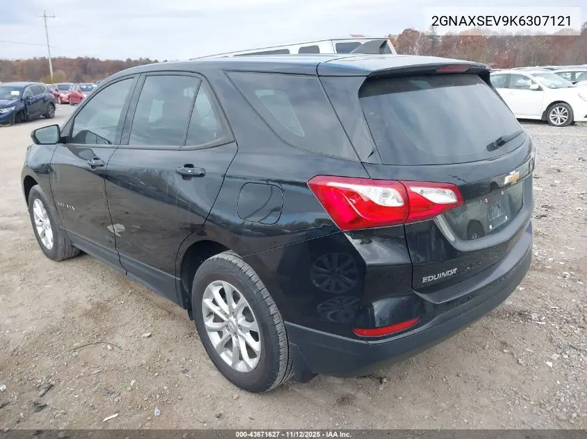 2GNAXSEV9K6307121 2019 Chevrolet Equinox Ls