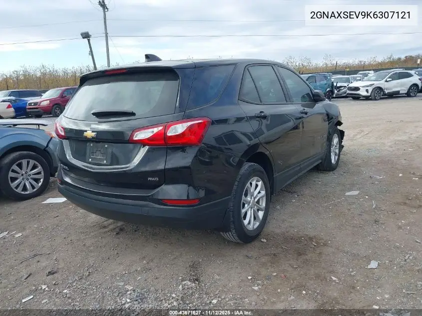 2GNAXSEV9K6307121 2019 Chevrolet Equinox Ls