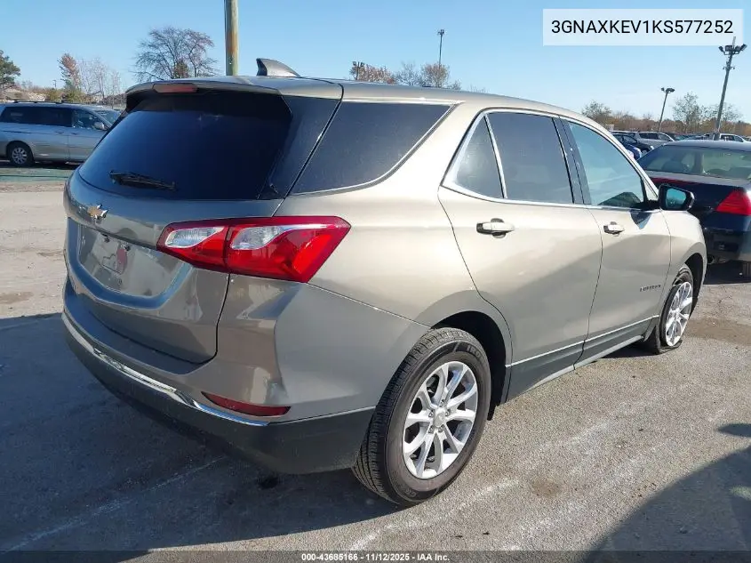 3GNAXKEV1KS577252 2019 Chevrolet Equinox Lt