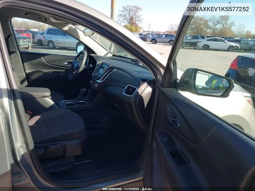 3GNAXKEV1KS577252 2019 Chevrolet Equinox Lt
