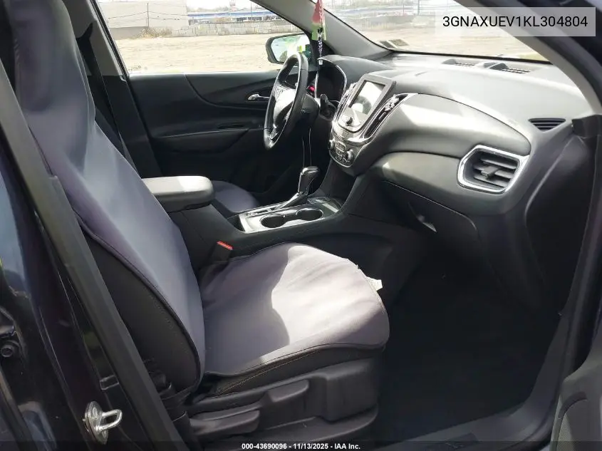 3GNAXUEV1KL304804 2019 Chevrolet Equinox Lt