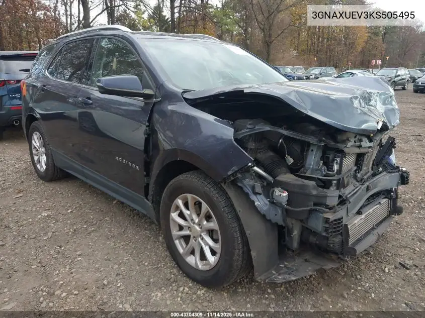 3GNAXUEV3KS505495 2019 Chevrolet Equinox Lt