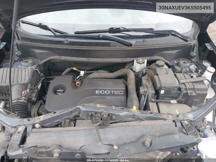 3GNAXUEV3KS505495 2019 Chevrolet Equinox Lt