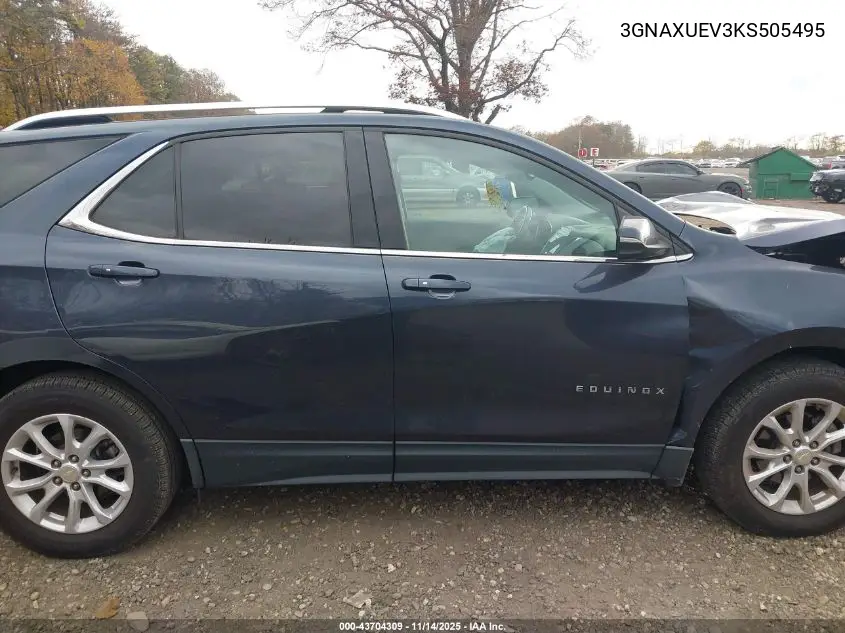 3GNAXUEV3KS505495 2019 Chevrolet Equinox Lt