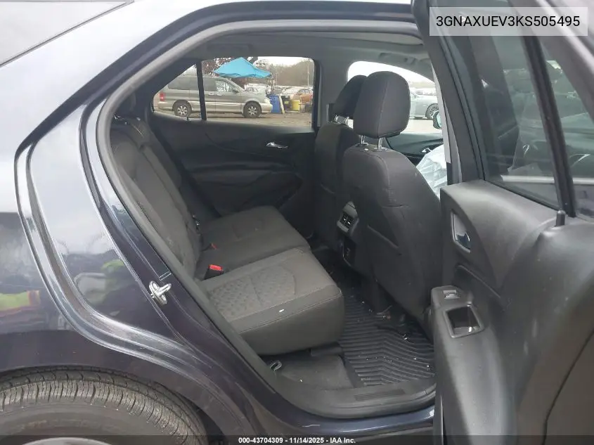 3GNAXUEV3KS505495 2019 Chevrolet Equinox Lt