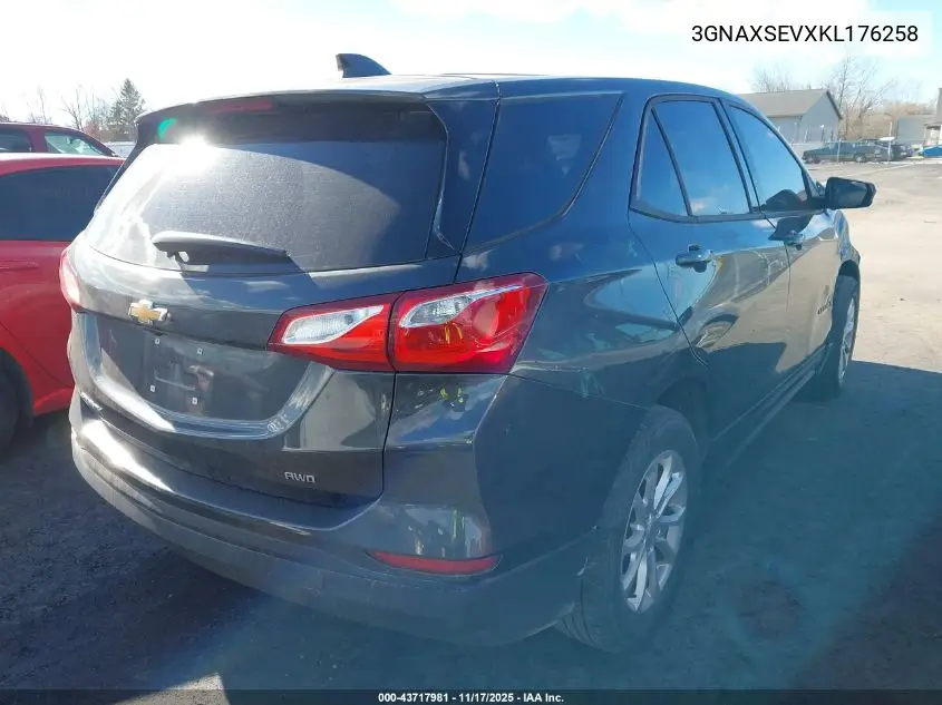 3GNAXSEVXKL176258 2019 Chevrolet Equinox Ls