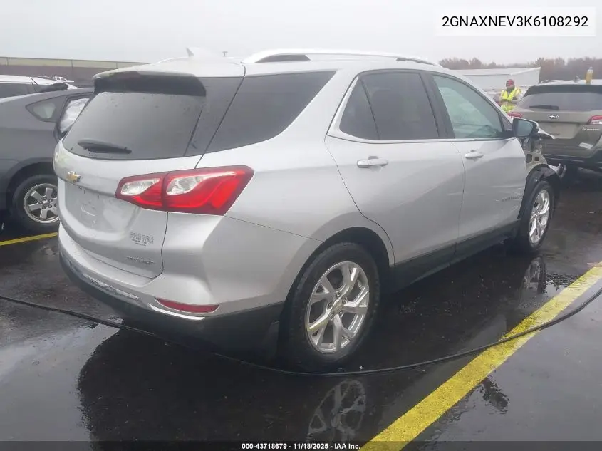 2GNAXNEV3K6108292 2019 Chevrolet Equinox Premier