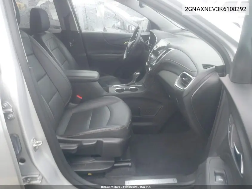 2GNAXNEV3K6108292 2019 Chevrolet Equinox Premier