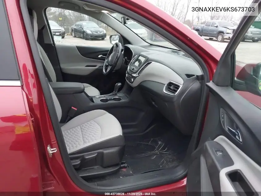 3GNAXKEV6KS673703 2019 Chevrolet Equinox Lt