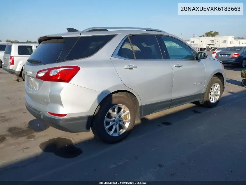 2GNAXUEVXK6183663 2019 Chevrolet Equinox Lt