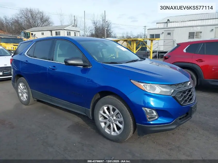 3GNAXUEV6KS577114 2019 Chevrolet Equinox Lt