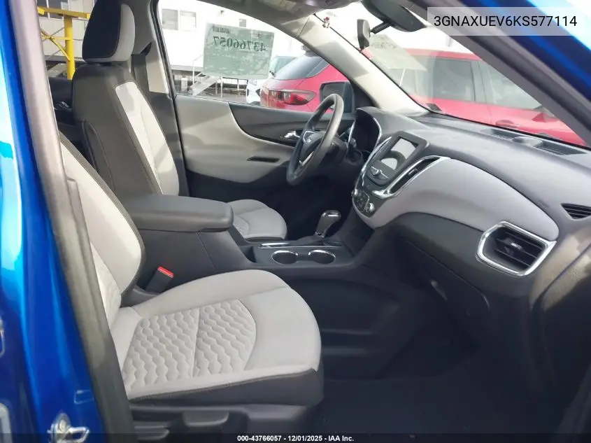 3GNAXUEV6KS577114 2019 Chevrolet Equinox Lt