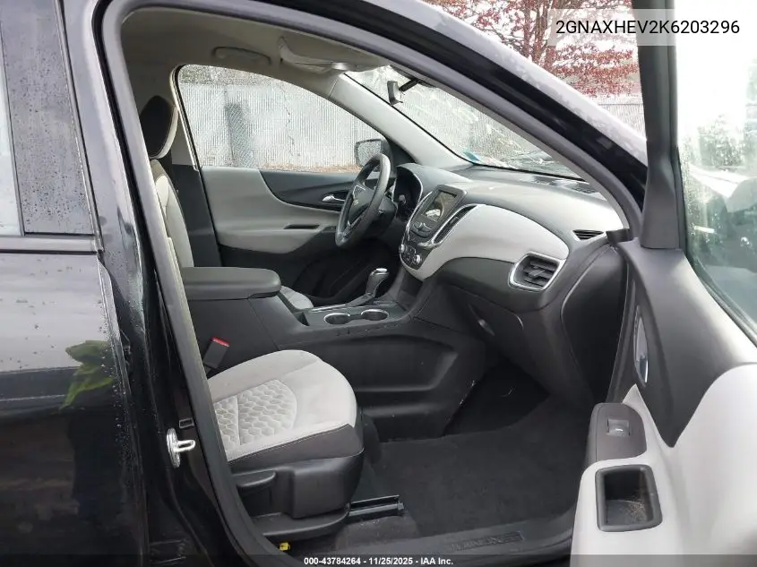 2GNAXHEV2K6203296 2019 Chevrolet Equinox Ls