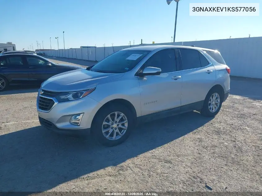 3GNAXKEV1KS577056 2019 Chevrolet Equinox Lt