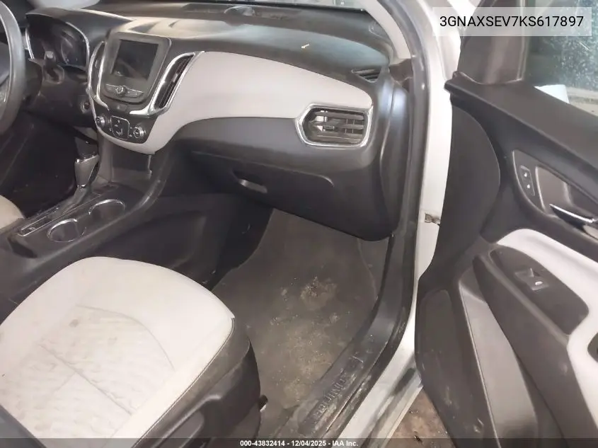 3GNAXSEV7KS617897 2019 Chevrolet Equinox Ls