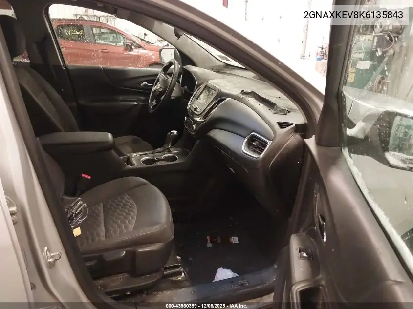 2GNAXKEV8K6135843 2019 Chevrolet Equinox Lt
