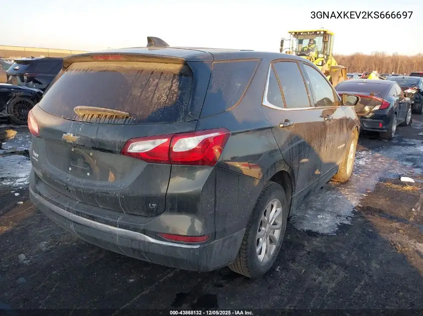 3GNAXKEV2KS666697 2019 Chevrolet Equinox Lt
