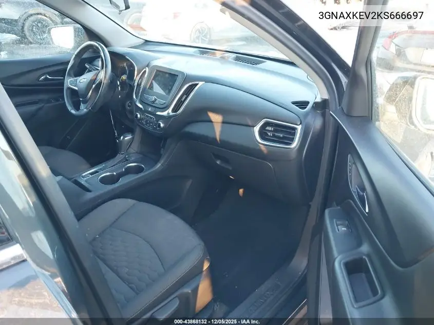 3GNAXKEV2KS666697 2019 Chevrolet Equinox Lt