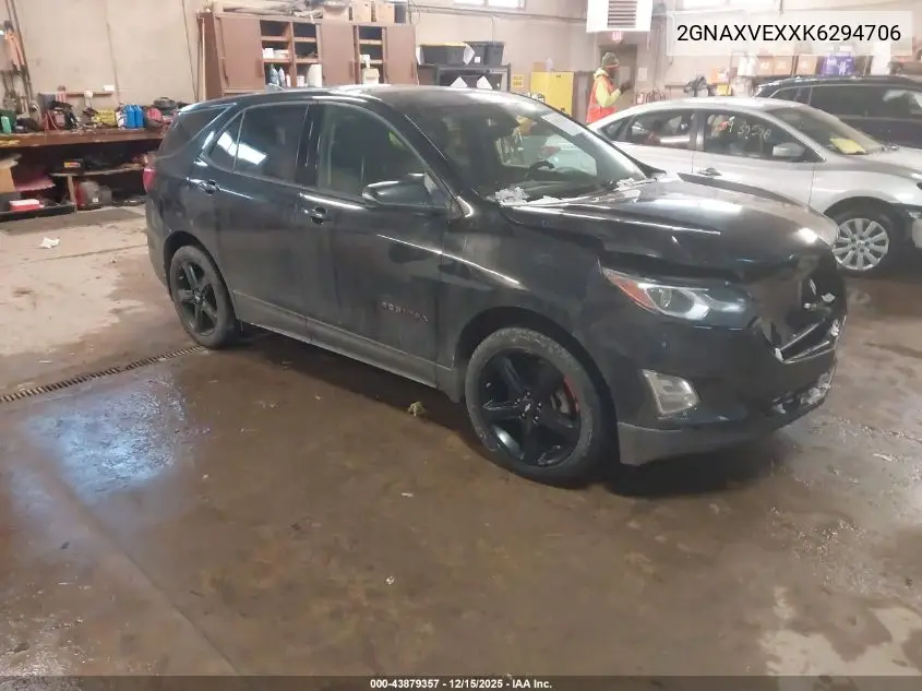 2GNAXVEXXK6294706 2019 Chevrolet Equinox Lt