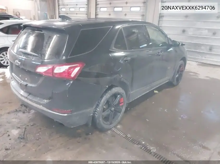 2GNAXVEXXK6294706 2019 Chevrolet Equinox Lt