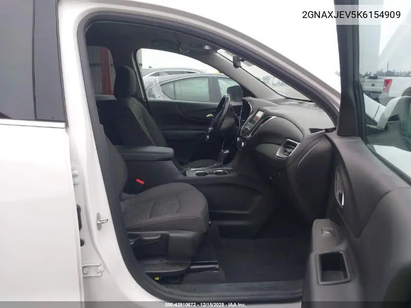 2GNAXJEV5K6154909 2019 Chevrolet Equinox Lt