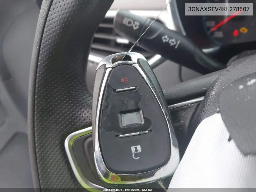 3GNAXSEV4KL278607 2019 Chevrolet Equinox Ls