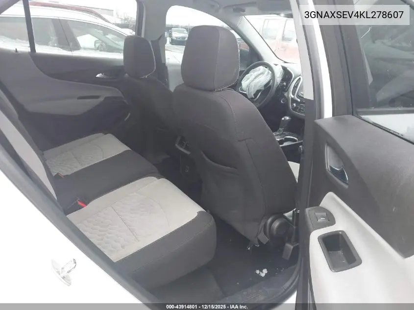 3GNAXSEV4KL278607 2019 Chevrolet Equinox Ls