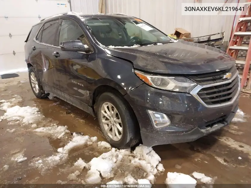 3GNAXKEV6KL219641 2019 Chevrolet Equinox Lt